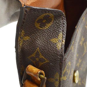 Louis Vuitton, Bags, Louisvuitton Saint Cloud Mm Shoulder Bag Monogram  Leather Brown Germany M5243